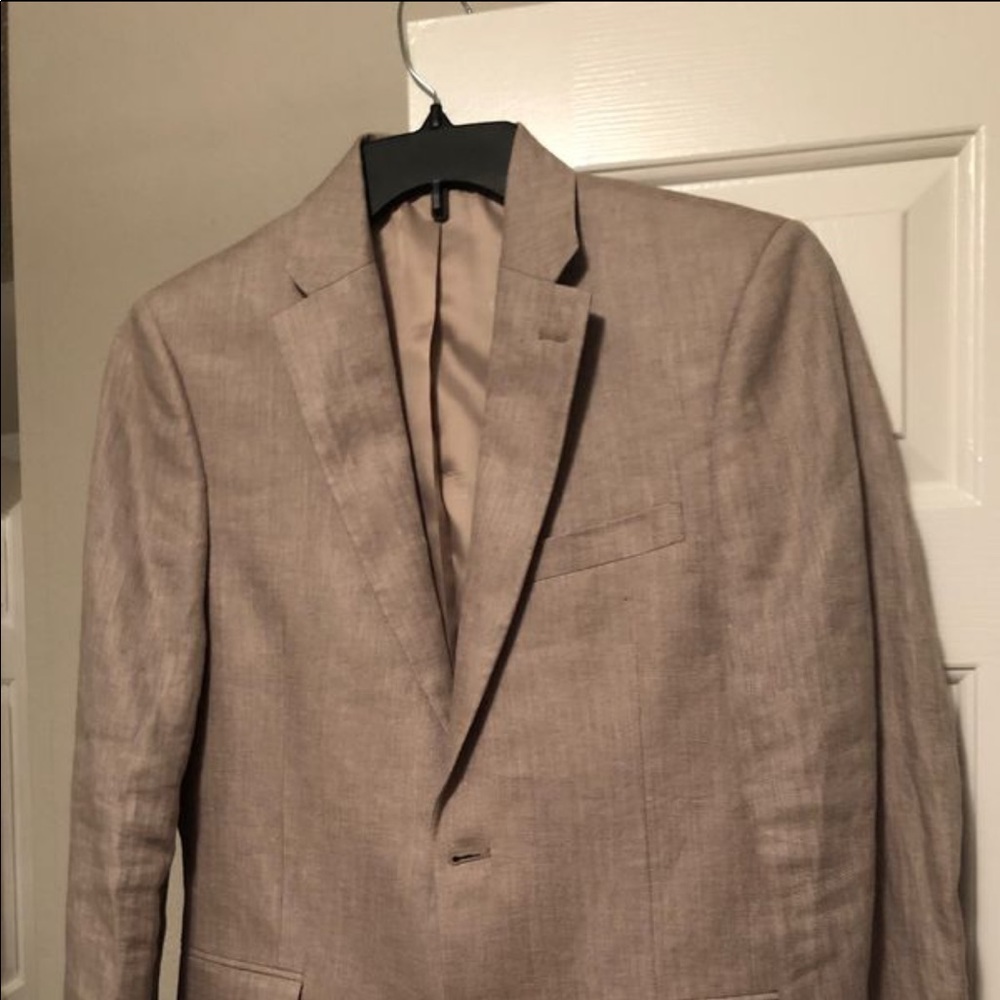 Tommy Hilfiger Men's Fit Stretch Blazer 36 reg tan